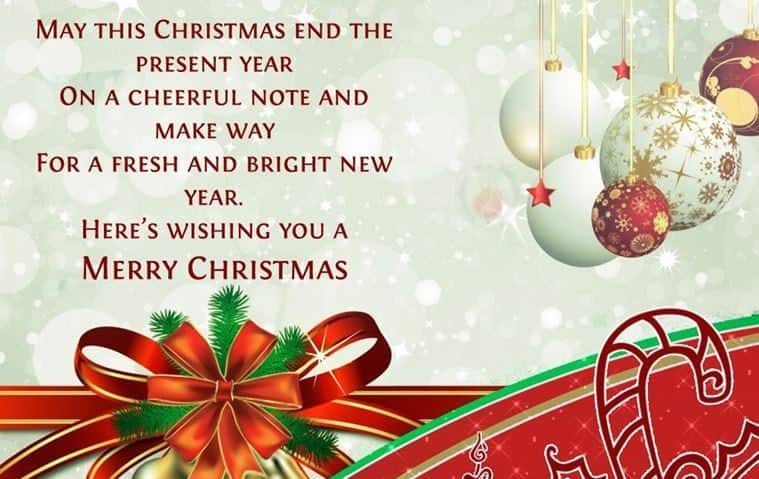Merry Christmas And Happy New Year Messages